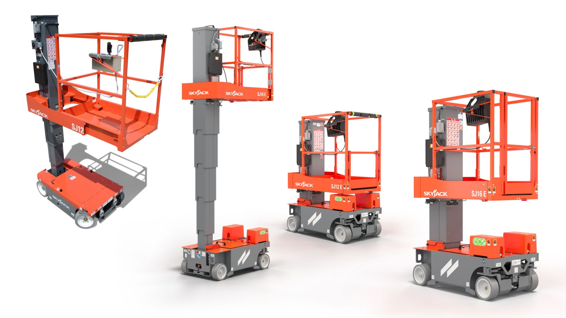 Platforme de ridicare cu catarg vertical